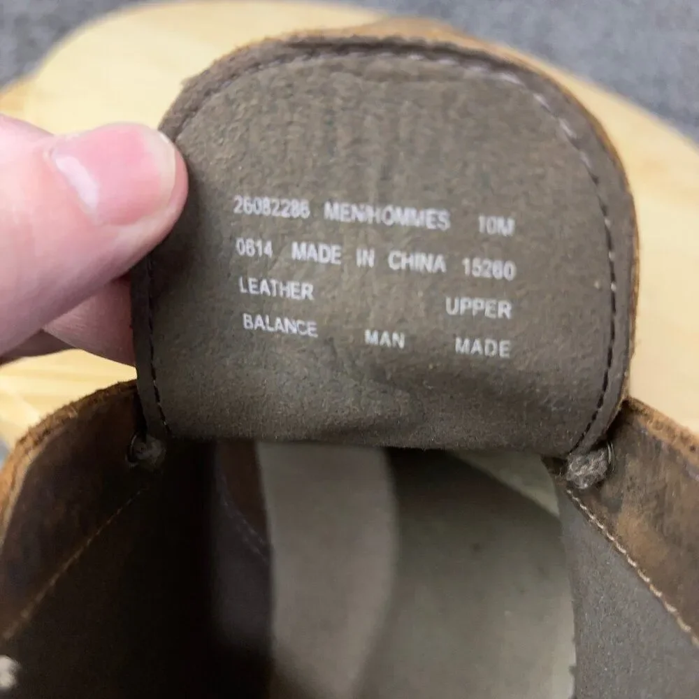 Clarks Bushacre 2 Desert Chukka Boots Mens Size 10 Brown Leather Lace Up Shoe